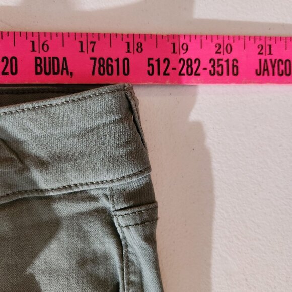 So Womens Olive Green Midi Low Rise Stretch Shorts Size 17 - Picture 13 of 16